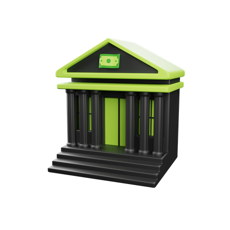 Banque  3D Icon