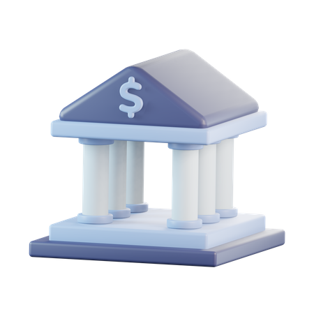 Banque  3D Icon