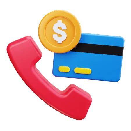 Appel bancaire  3D Icon