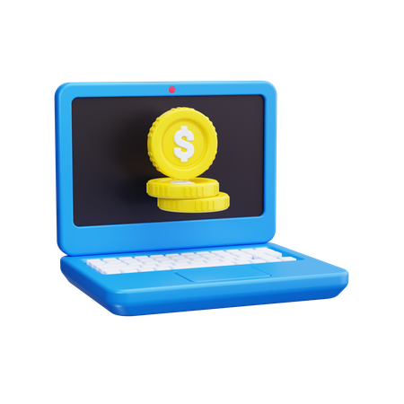 Services bancaires en ligne  3D Icon