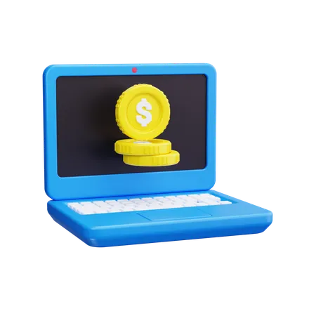 Services bancaires en ligne  3D Icon