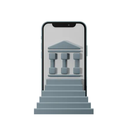 Banque en ligne  3D Illustration