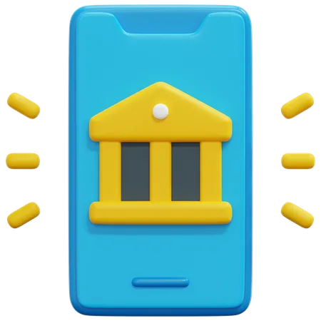 Services bancaires en ligne  3D Icon
