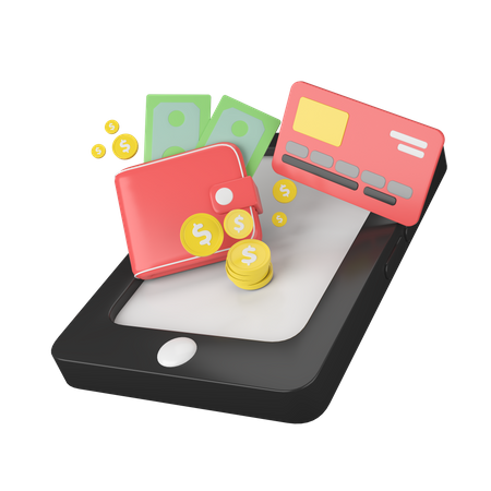 Services bancaires en ligne  3D Icon