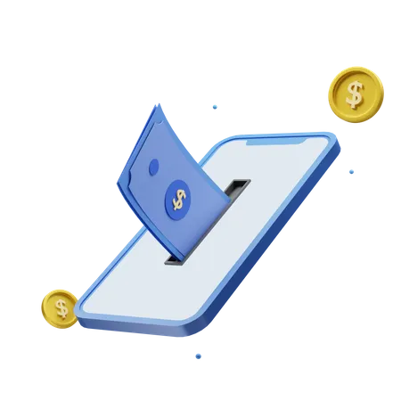 Services bancaires en ligne  3D Icon