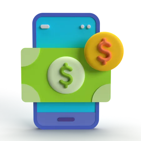 Services bancaires en ligne  3D Icon