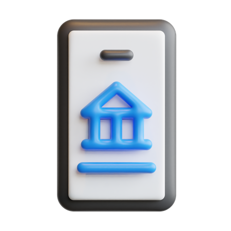 Services bancaires en ligne  3D Icon