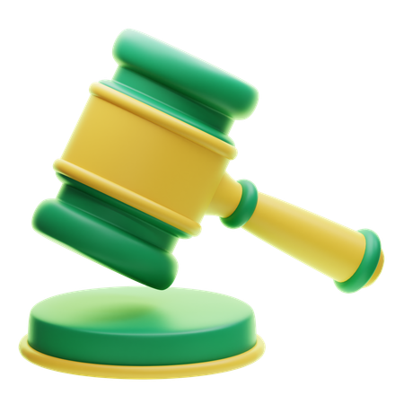 Marteau de banque  3D Icon