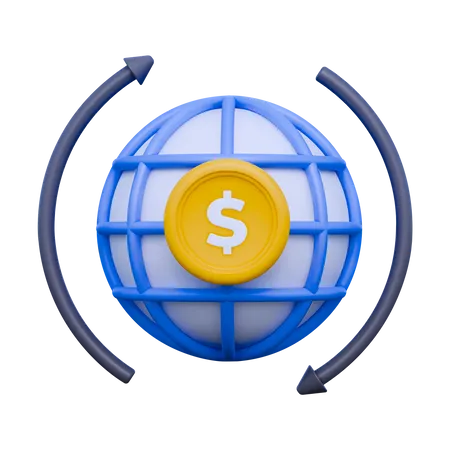 Banque mondiale  3D Icon