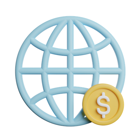 Services bancaires sur Internet  3D Icon