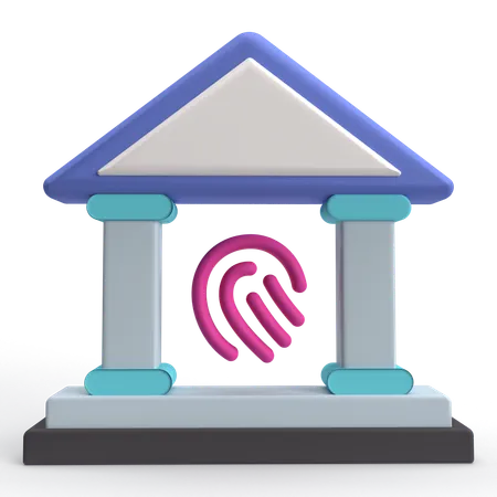 Sécurité bancaire  3D Icon