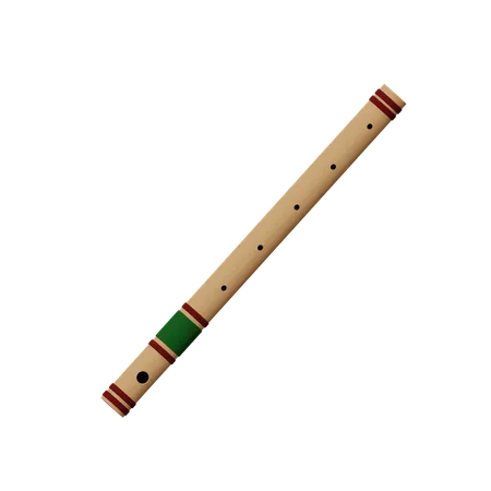 Bansuri  3D Icon