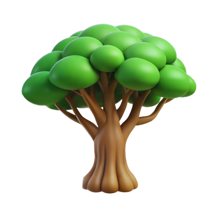 Banyan Tree  3D Icon