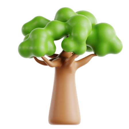 Baobá  3D Icon