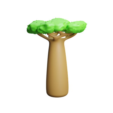 Baobab Tree  3D Icon