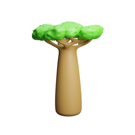 Baobab Tree  3D Icon