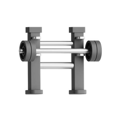 Bar Bell  3D Icon