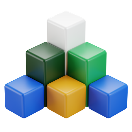 棒グラフ  3D Icon