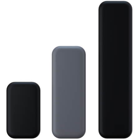 Bar Chart  3D Icon
