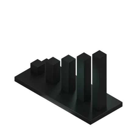 Bar Chart  3D Icon