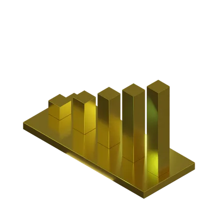 Bar Chart  3D Icon