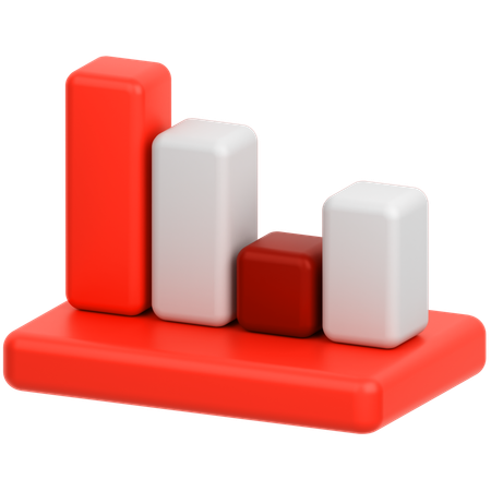 Bar Chart  3D Icon