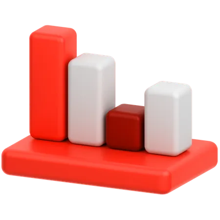 Bar Chart  3D Icon