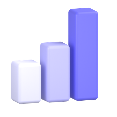 Bar Chart  3D Icon