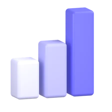 Bar Chart  3D Icon