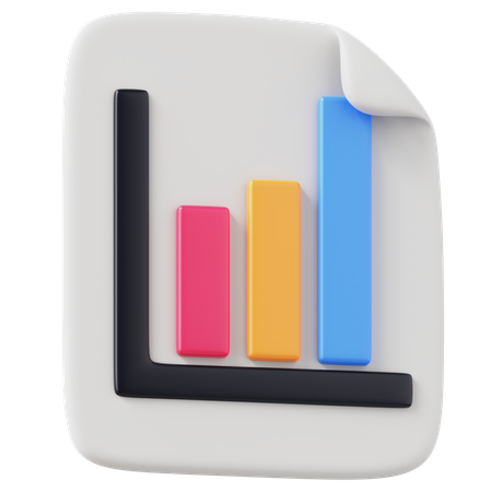 Bar Chart  3D Icon