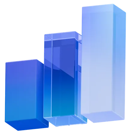 Bar chart  3D Icon