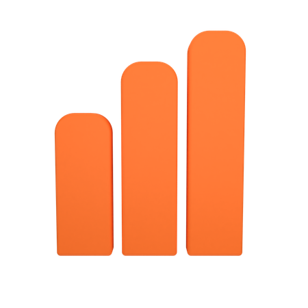 Bar Chart  3D Icon