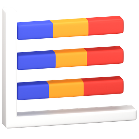 Bar Chart  3D Icon