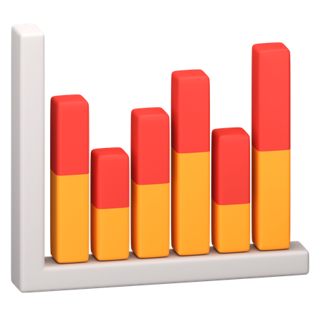 Bar Chart  3D Icon