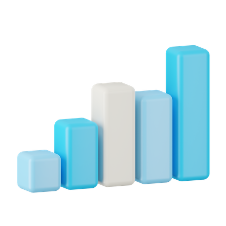 Bar Chart  3D Icon