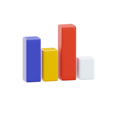 Bar Chart  3D Icon