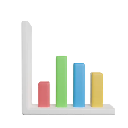 Bar Chart  3D Icon