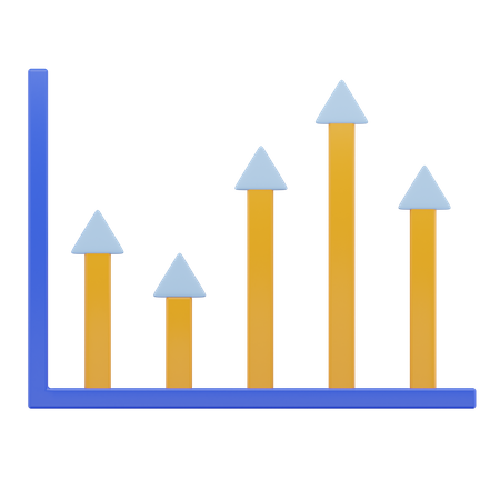 Bar Chart  3D Icon