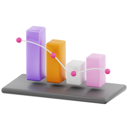 Bar Chart  3D Icon