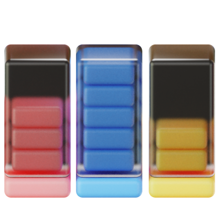 Bar Chart  3D Icon