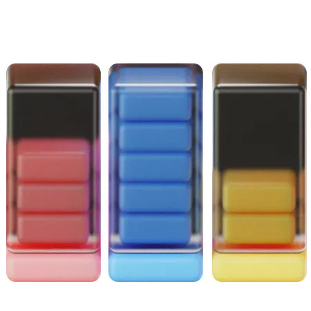 Bar Chart  3D Icon