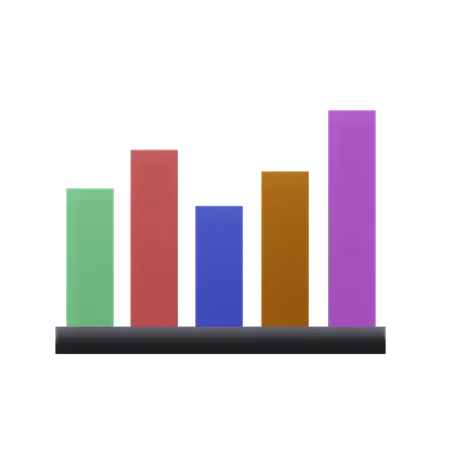 Bar Chart  3D Icon