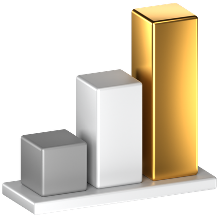 Bar Chart  3D Icon