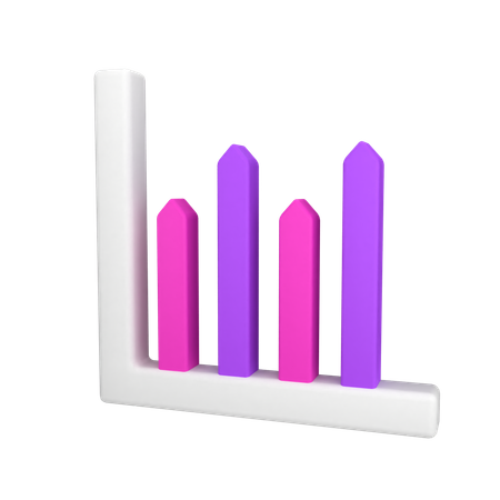 Bar Chart  3D Icon