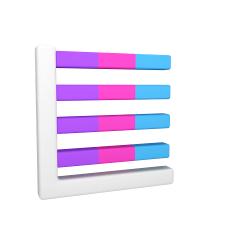 Bar Chart  3D Icon