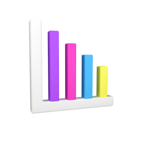 Bar Chart  3D Icon