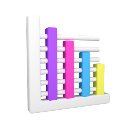 Bar Chart  3D Icon