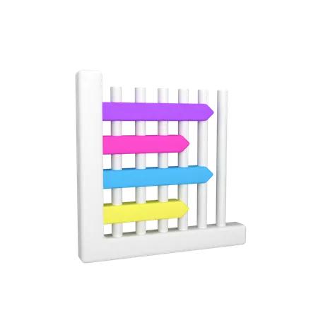 Bar Chart  3D Icon