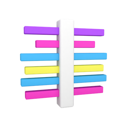 Bar Chart  3D Icon