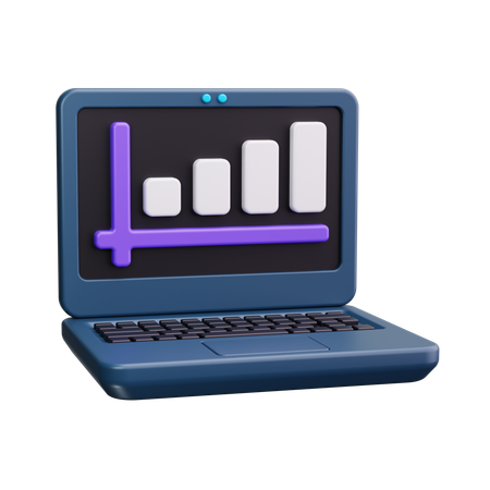 Bar Chart  3D Icon